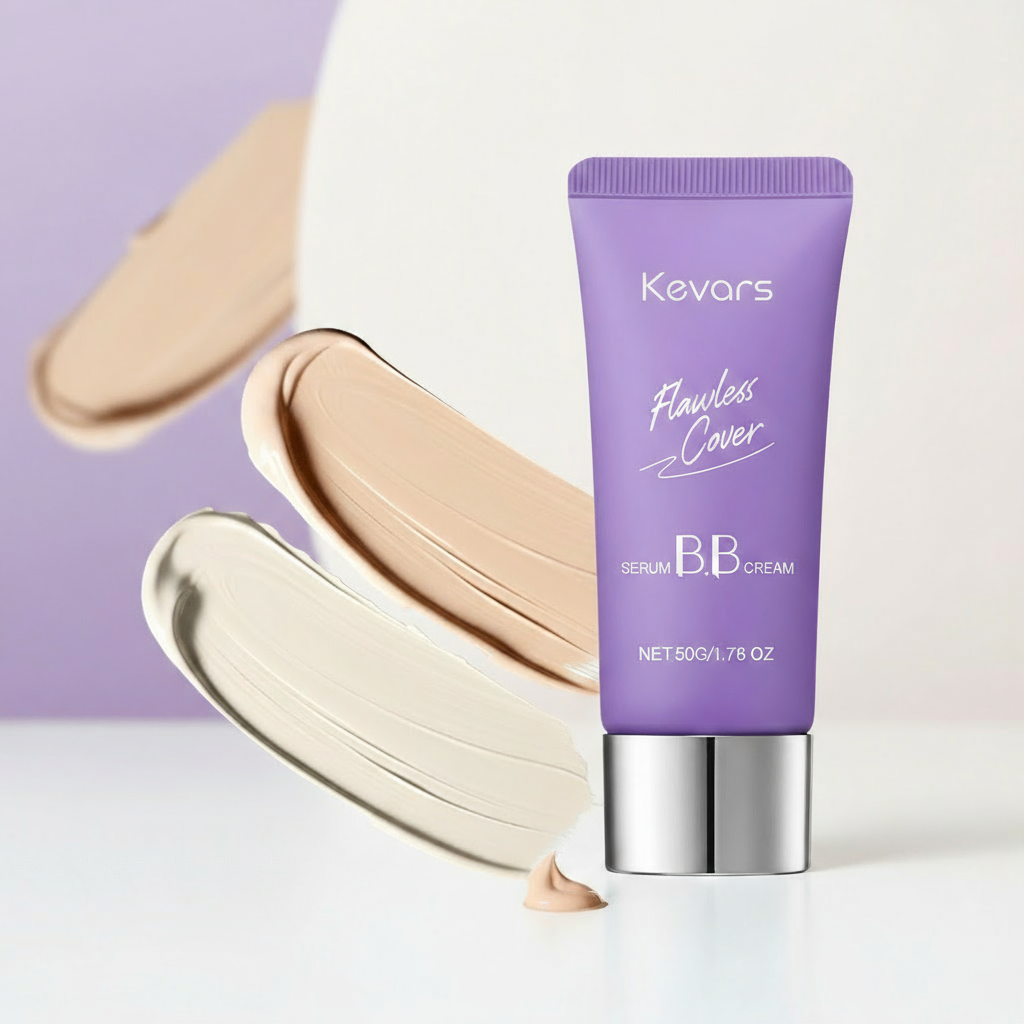 Product with cream swatches